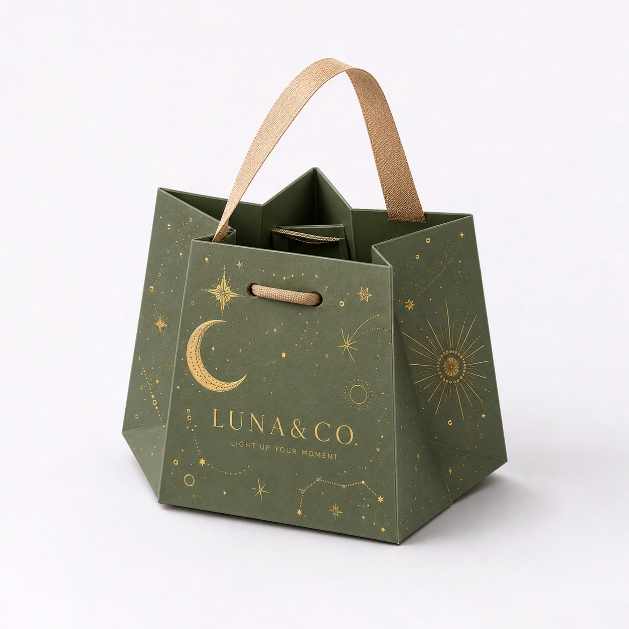 Custom-Shaped Paper Bag