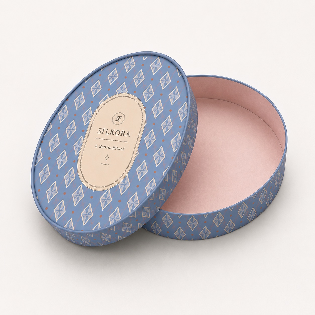 Oval Lid & Base Box
