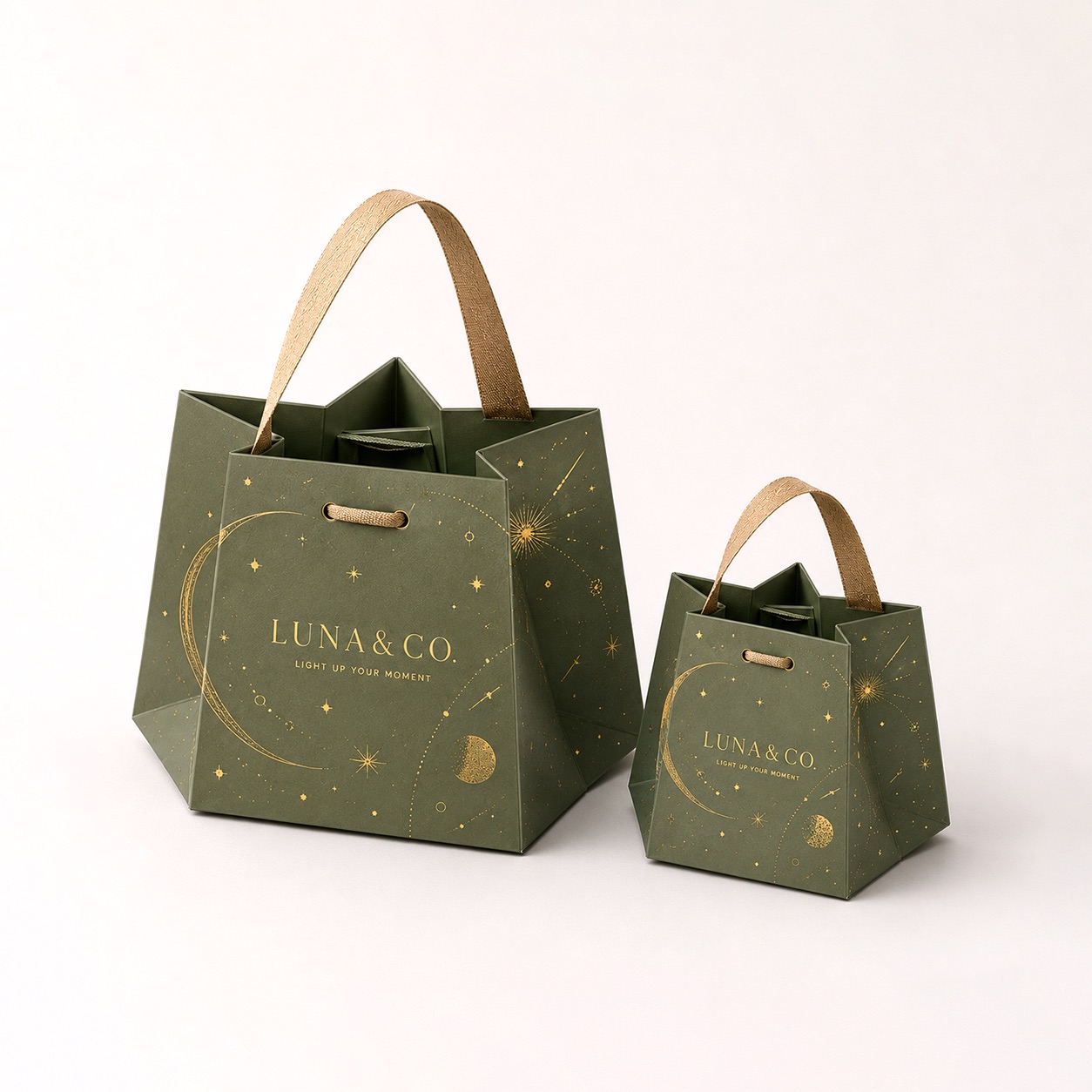 Custom-Shaped Paper Bag