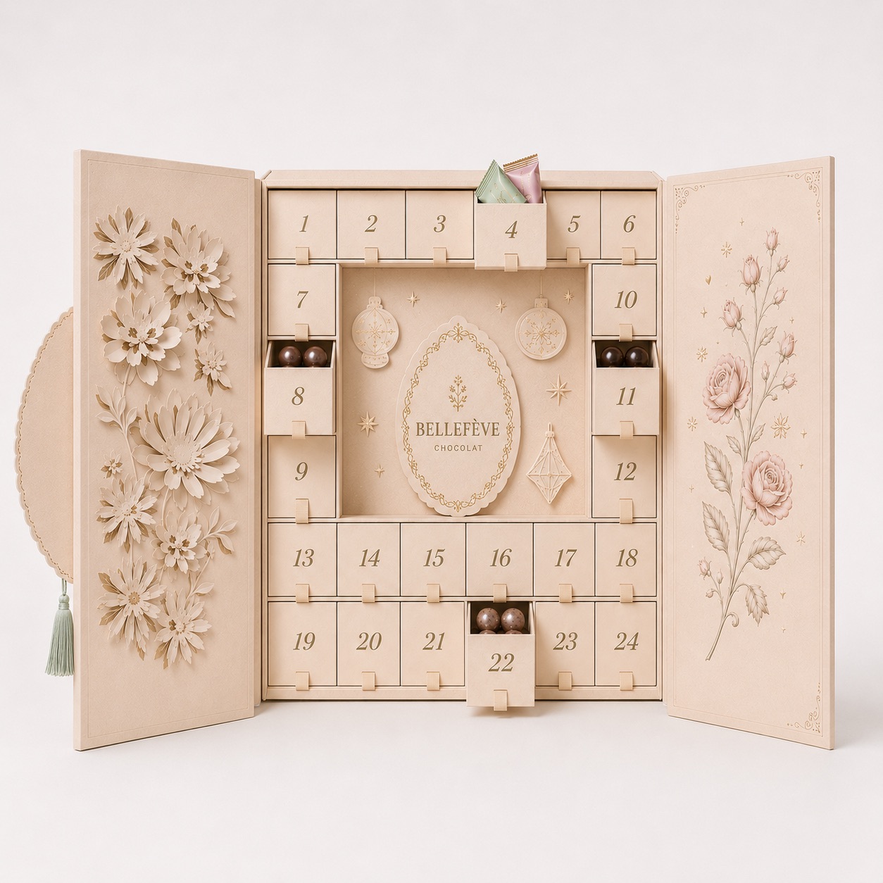 Double Door Advent Calendar Box