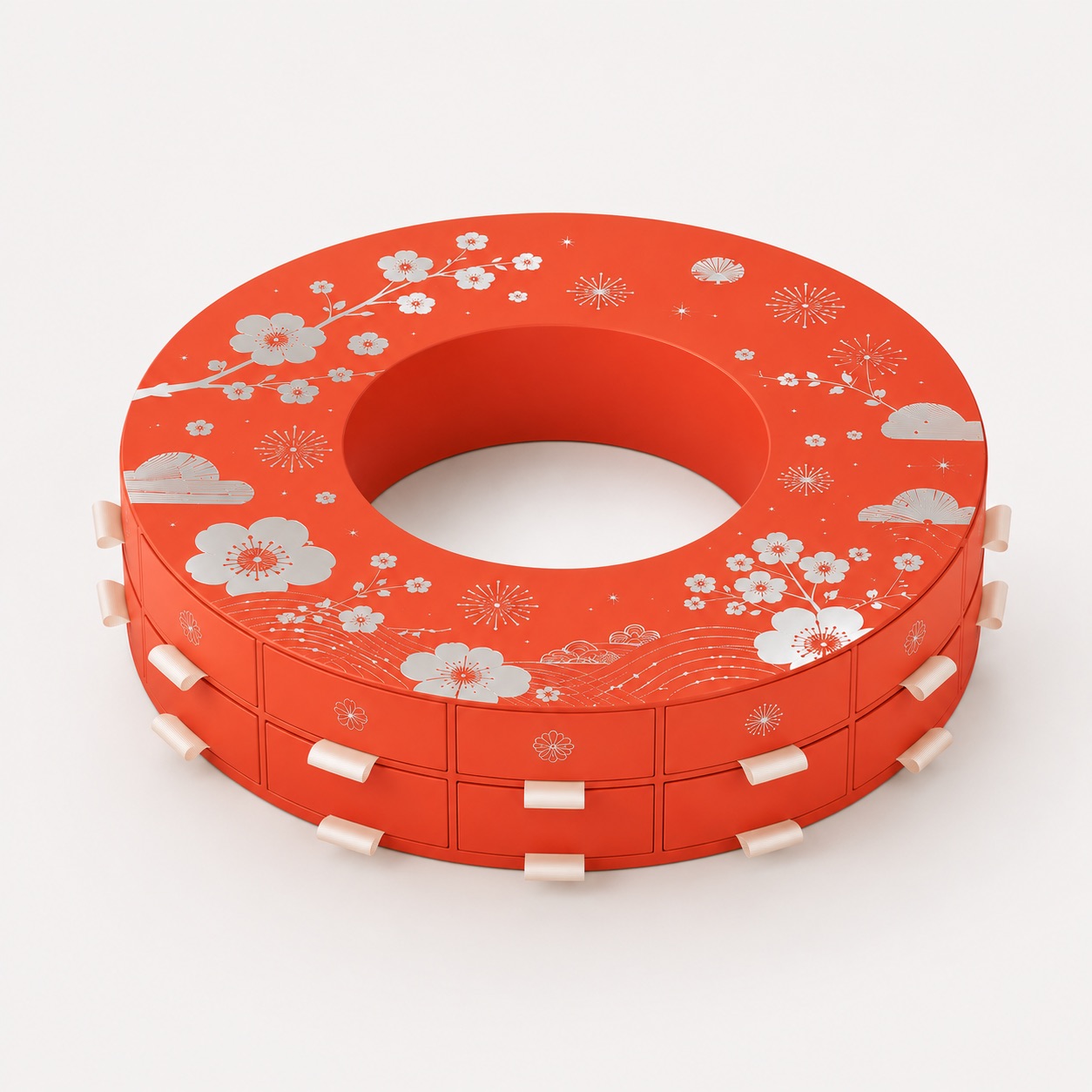 Circular Advent Calendar Box