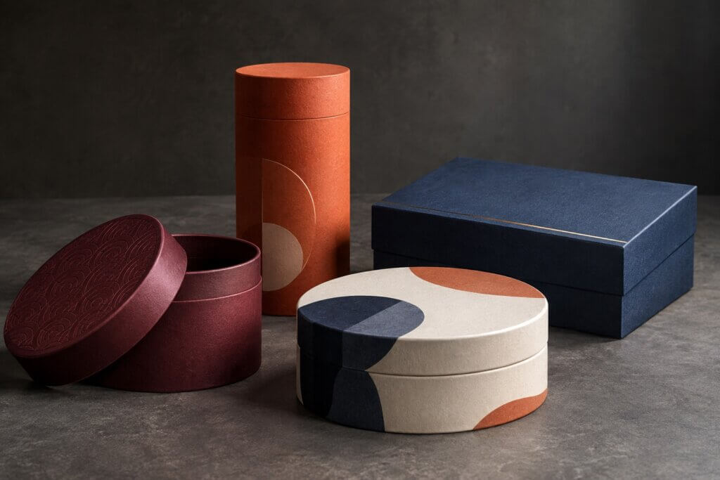 rigid box | round gift box